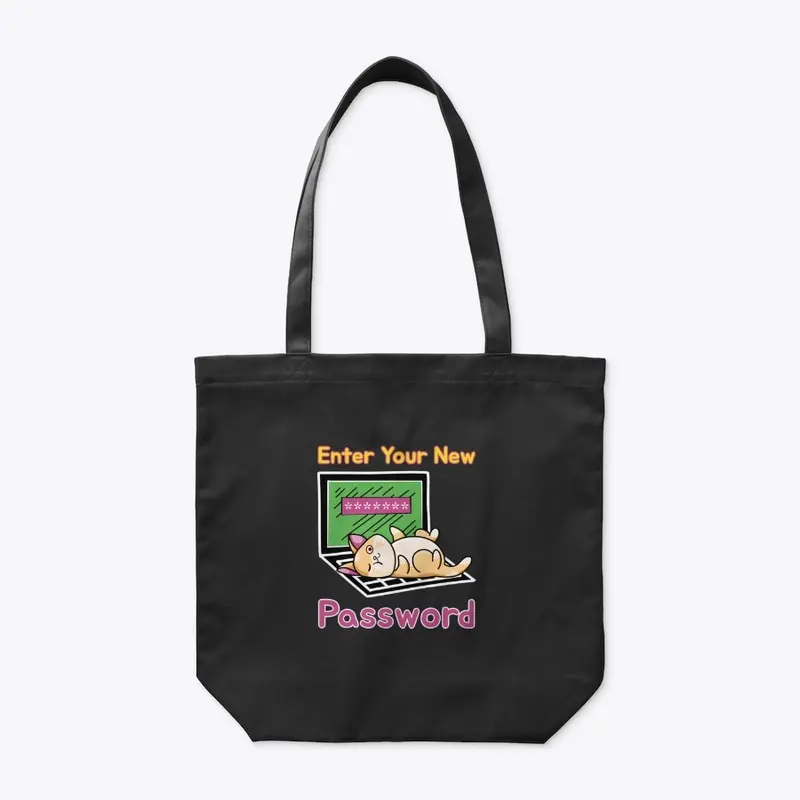 Enter Your New Password Funny Cat