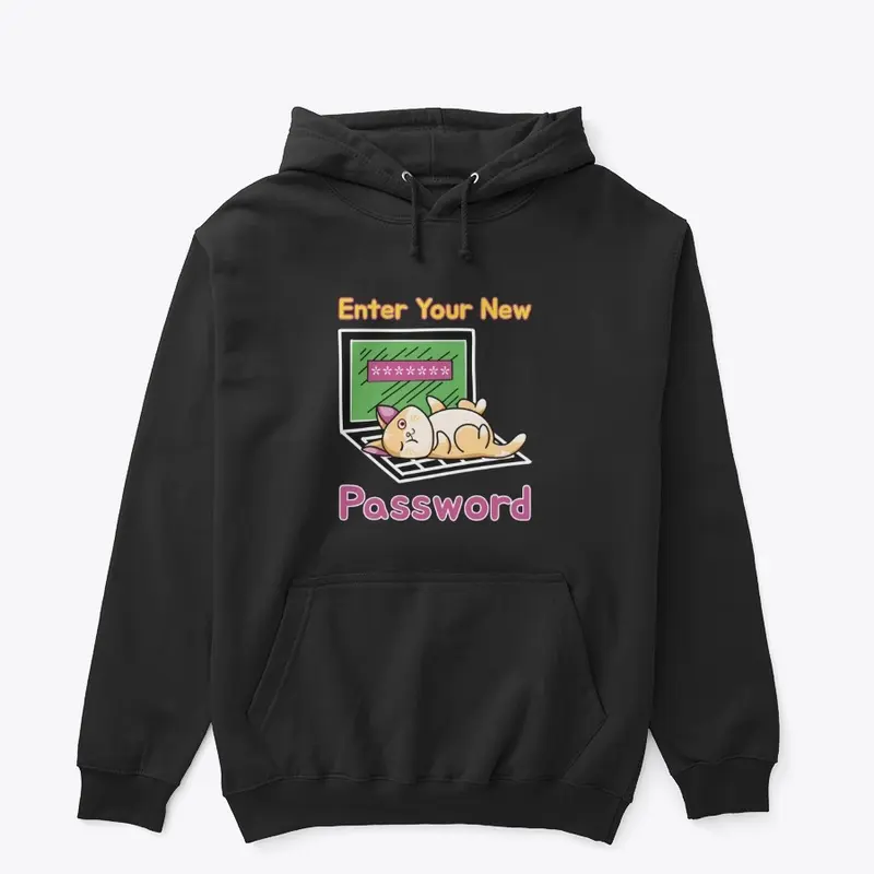 Enter Your New Password Funny Cat